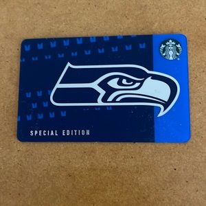 Seahawks Special Addition Starbucks Card